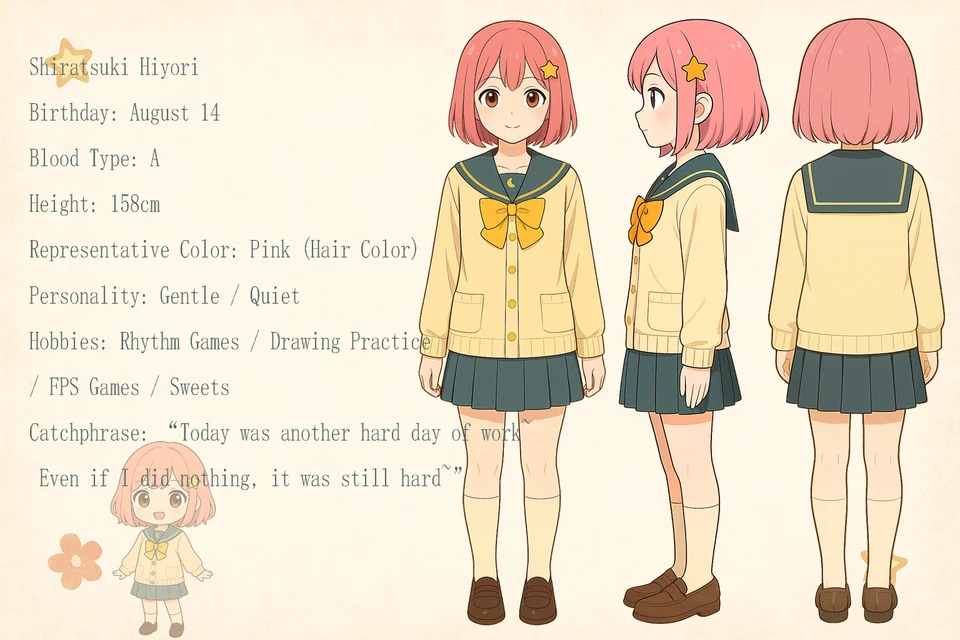 Character sheet